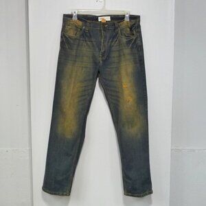 MEN'S THRASHED JEANS STRAIGHT LEG 38X32